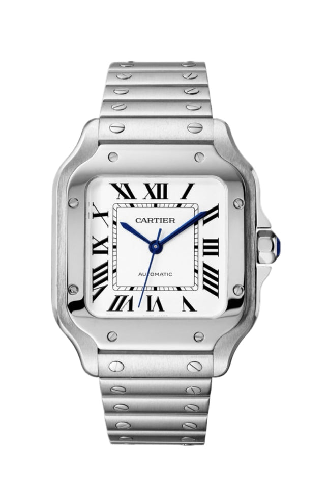 CARTIER SANTOS FONDO BLANCO 36 MM