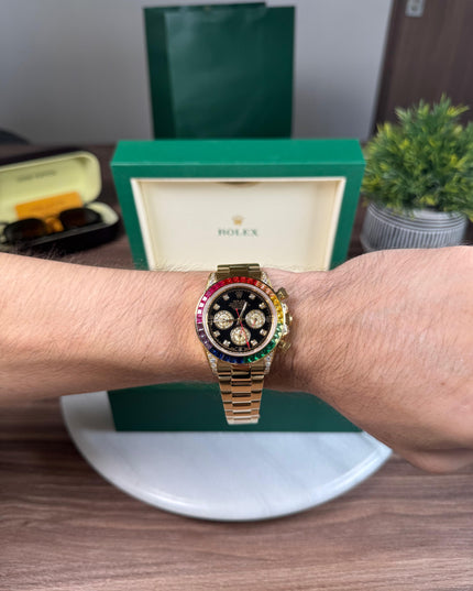 ROLEX DAYTONA RAINBOW DORADO