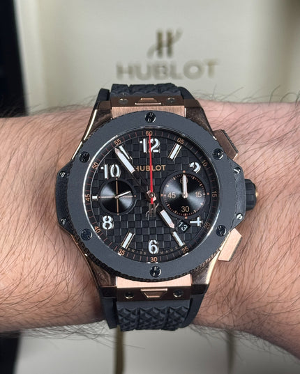 HUBLOT BIG BANG 20TH ANNIVERSARY KING GOLD CERAMIC SUIZO