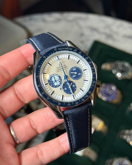 OMEGA SPEEDMASTER SERIE DE ANIVERSARIO SNOOPY - AZUL