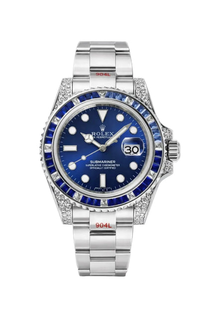 ROLEX SUBMARINER DIAMOND AZUL