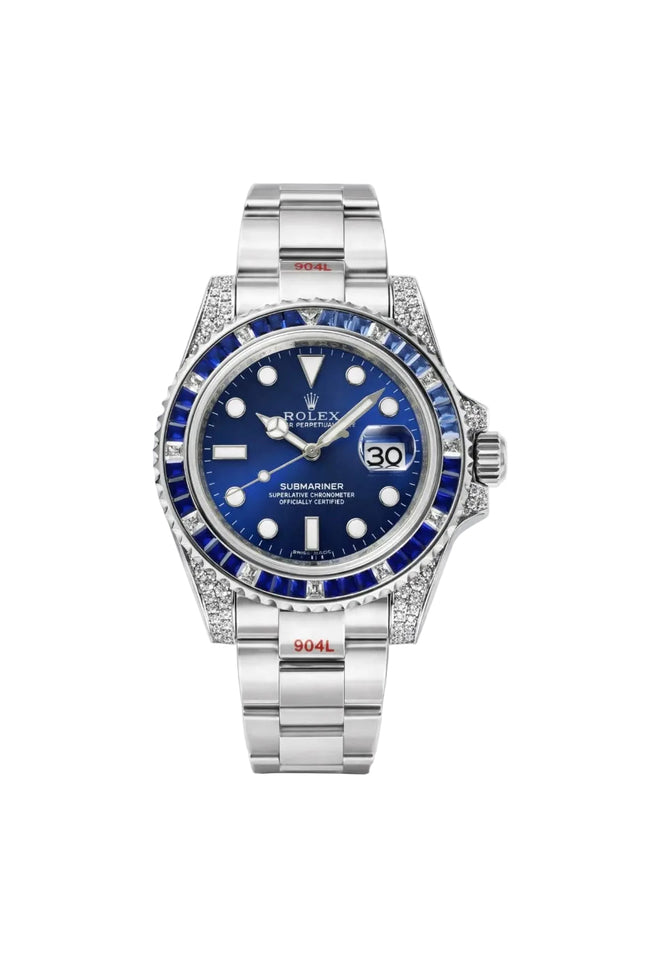 ROLEX SUBMARINER DIAMOND AZUL