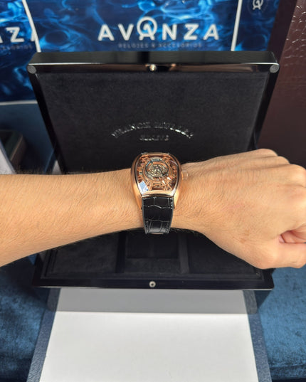 FRANCK MULLER GRAND CENTRAL TURBILLON  SUIZO - ROSEGOLD