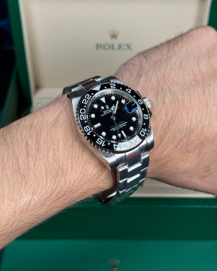 ROLEX GMT II NEGRO OYSTER SUIZO