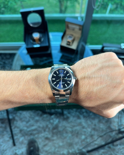 ROLEX DATEJUST 41 SUIZO - FONDO AZUL