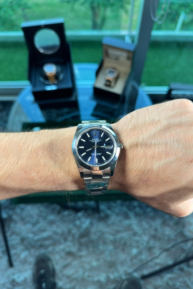 ROLEX DATEJUST 41 SUIZO - FONDO AZUL