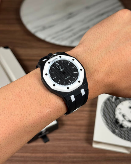 AUDEMARS PIGUET x SWATCH ROYAL POP OCHO NEGRO
