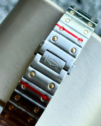 CARTIER SANTOS DOBLE TONO 36 MM