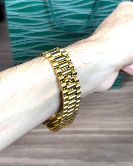 ROLEX DAY-DATE SUIZO - DORADO FONDO VERDE