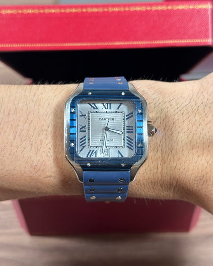 CARTIER SANTOS BISEL AZUL