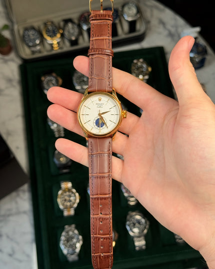 ROLEX CELLINI DE CUERO