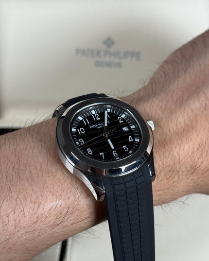 PATEK PHILIPPE AQUANAUT - NEGRO PLATEADO