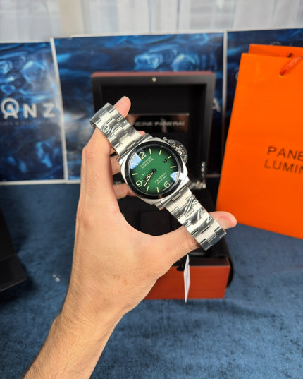PANERAI LUMINOR MARINA - PLATA FONDO VERDE