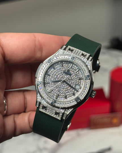 HUBLOT CLASSIC FUSION DAMA DIAMOND - VERDE