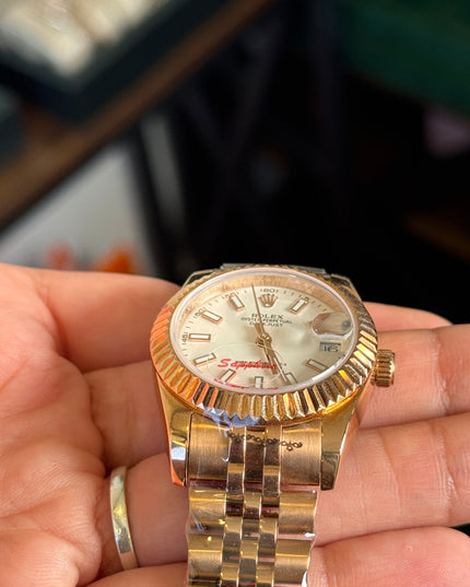 ROLEX LADY DATEJUST - ROSEGOLD ESFERA BLANCA