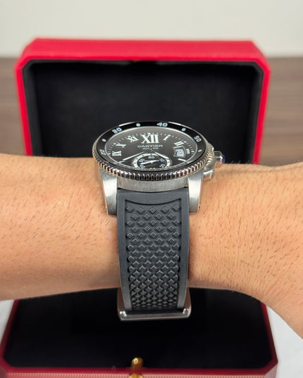 CARTIER DIVER AUTOMATIC - NEGRO/PLATEADO