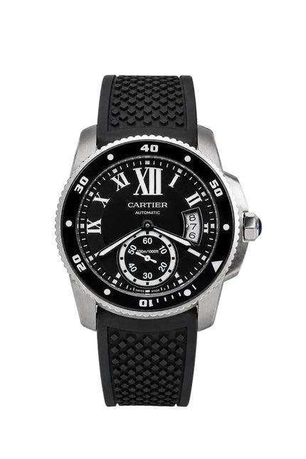 CARTIER DIVER AUTOMATIC - NEGRO/PLATEADO
