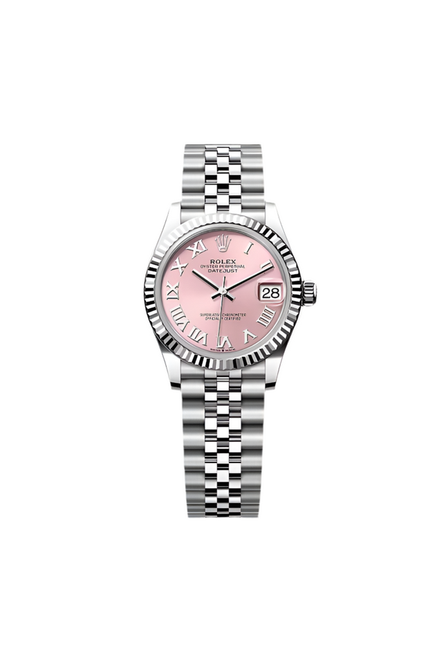 ROLEX DATEJUST 31 DAMA - PLATEADO FONDO ROSA