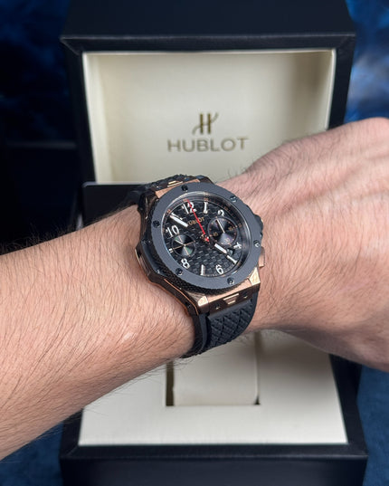 HUBLOT BIG BANG 20TH ANNIVERSARY KING GOLD CERAMIC SUIZO