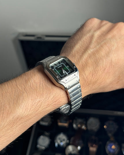 CARTIER SANTOS 36MM - FONDO VERDE