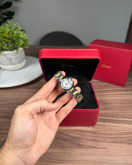 CARTIER BALLON BLEU 28MM BICOLOR