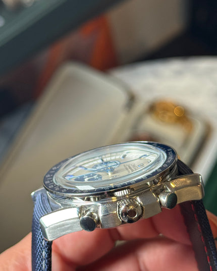 OMEGA SPEEDMASTER SERIE DE ANIVERSARIO SNOOPY - AZUL