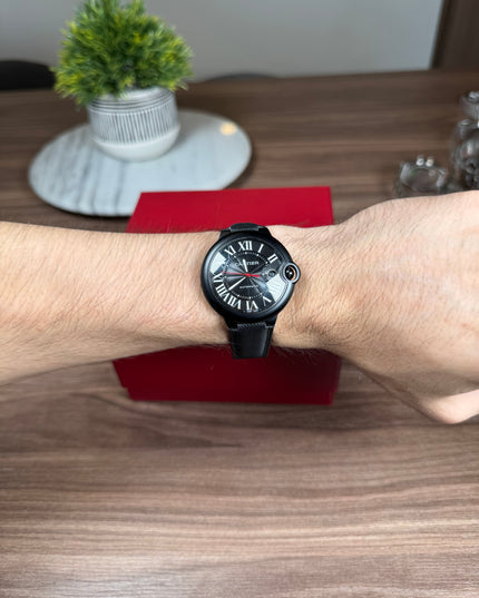 CARTIER BALLON BLEU CARBON BLACK DIAL SUIZO