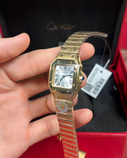 CARTIER SANTOS DORADO 27MM