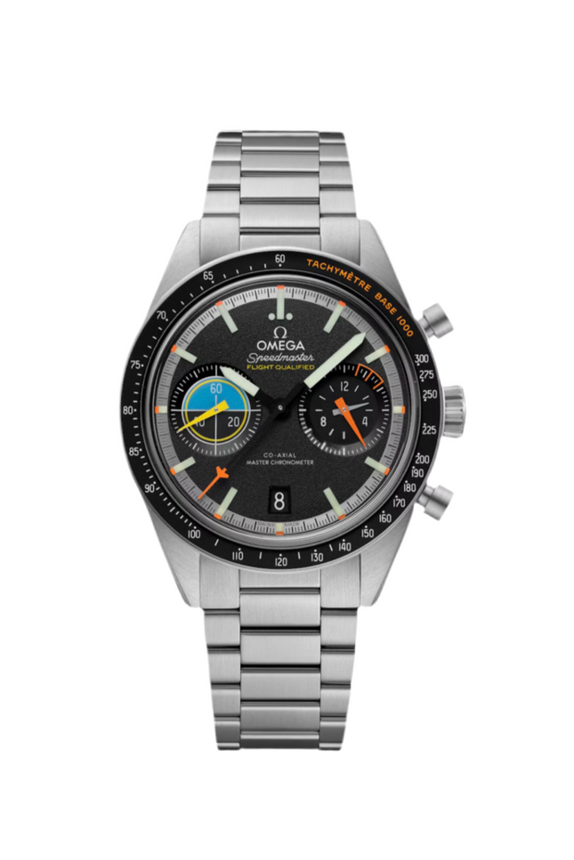 OMEGA SPEEDMASTER PILOT - EXTENSIBLE ACERO