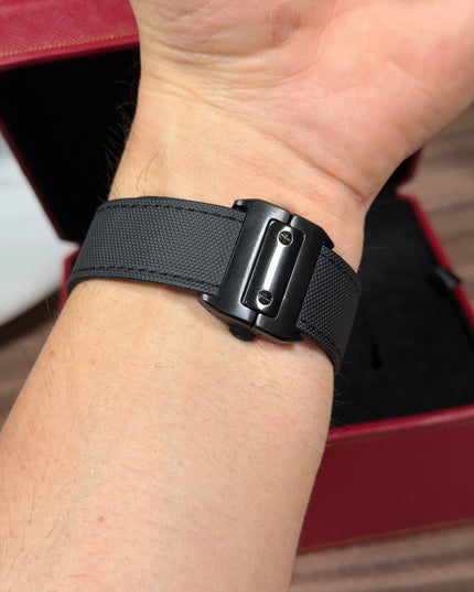 CARTIER SANTOS 100 NEGRO LONA