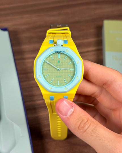 AUDEMARS PIGUET x SWATCH ROYAL POP BLAUE ACHT