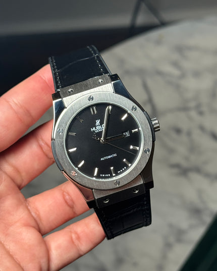 HUBLOT CLASSIC FUSION TITANIUM BLACK SHINY