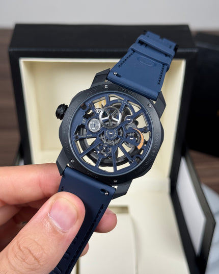 BVLGARI OCTO TOURBILLON SKELETON - BLUE