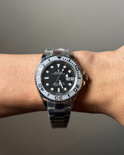 ROLEX YACHT-MASTER ACERO FONDO NEGRO