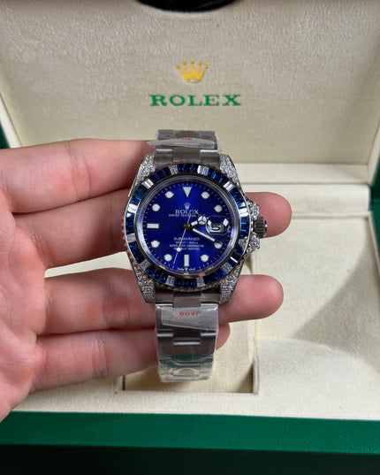 ROLEX SUBMARINER DIAMOND AZUL