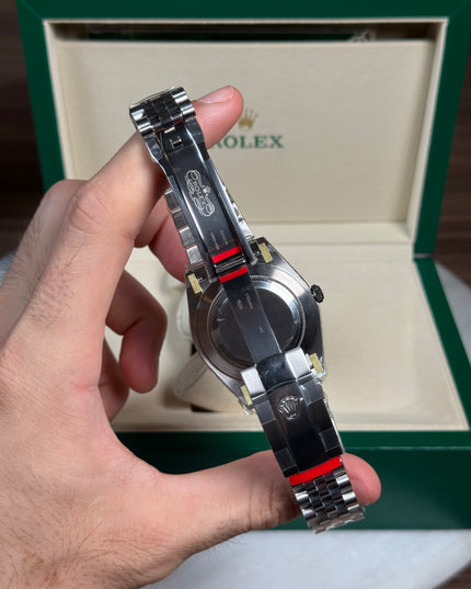 ROLEX DATEJUST ESTRIADO FONDO VERDE SUIZO