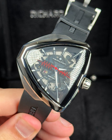 HAMILTON VENTURA SKELETON - PLATEADO