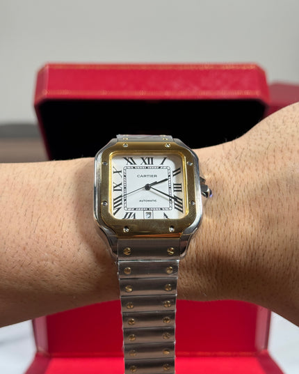 CARTIER SANTOS DOBLE TONO 40 MM