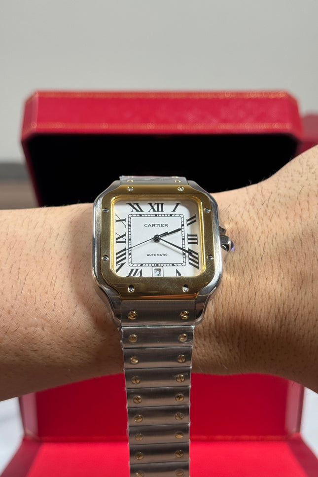 CARTIER SANTOS DOBLE TONO 40 MM