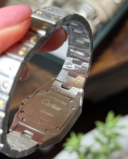 CARTIER SANTOS DOBLE TONO MINI DAMA