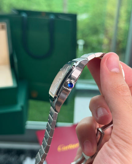 CARTIER SANTOS SKELETON - PLATEADO