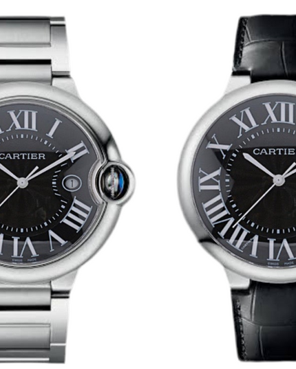 CARTIER BALLON BLEU SUIZO DOBLE EXTENSIBLE - FONDO NEGRO