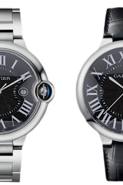 CARTIER BALLON BLEU SUIZO DOBLE EXTENSIBLE - FONDO NEGRO