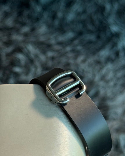 CARTIER SANTOS EXTENSIBLE CAUCHO - FONDO BLANCO