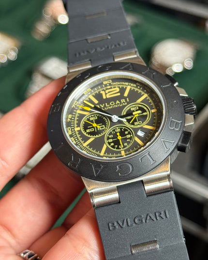 BVLGARI ALUMINIUM AMARILLO CRONÓGRAFO