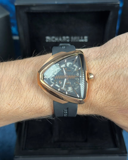 HAMILTON VENTURA SKELETON - ROSE GOLD