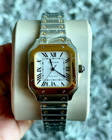 CARTIER SANTOS DOBLE TONO 36 MM