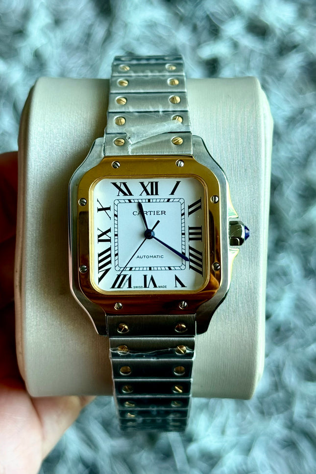 CARTIER SANTOS DOBLE TONO 36 MM