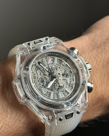 HUBLOT BIG BANG MAGIC SAPPHIRE BLANCO