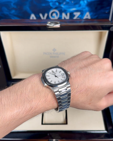 PATEK PHILIPPE NAUTILUS SUIZO - BLANCO